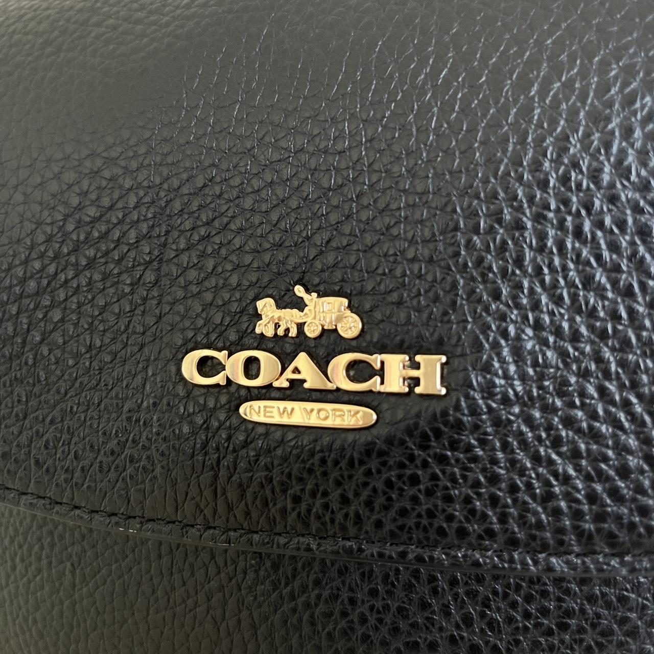 Coach Macie Saddle Bag in Black. Completely... Depop