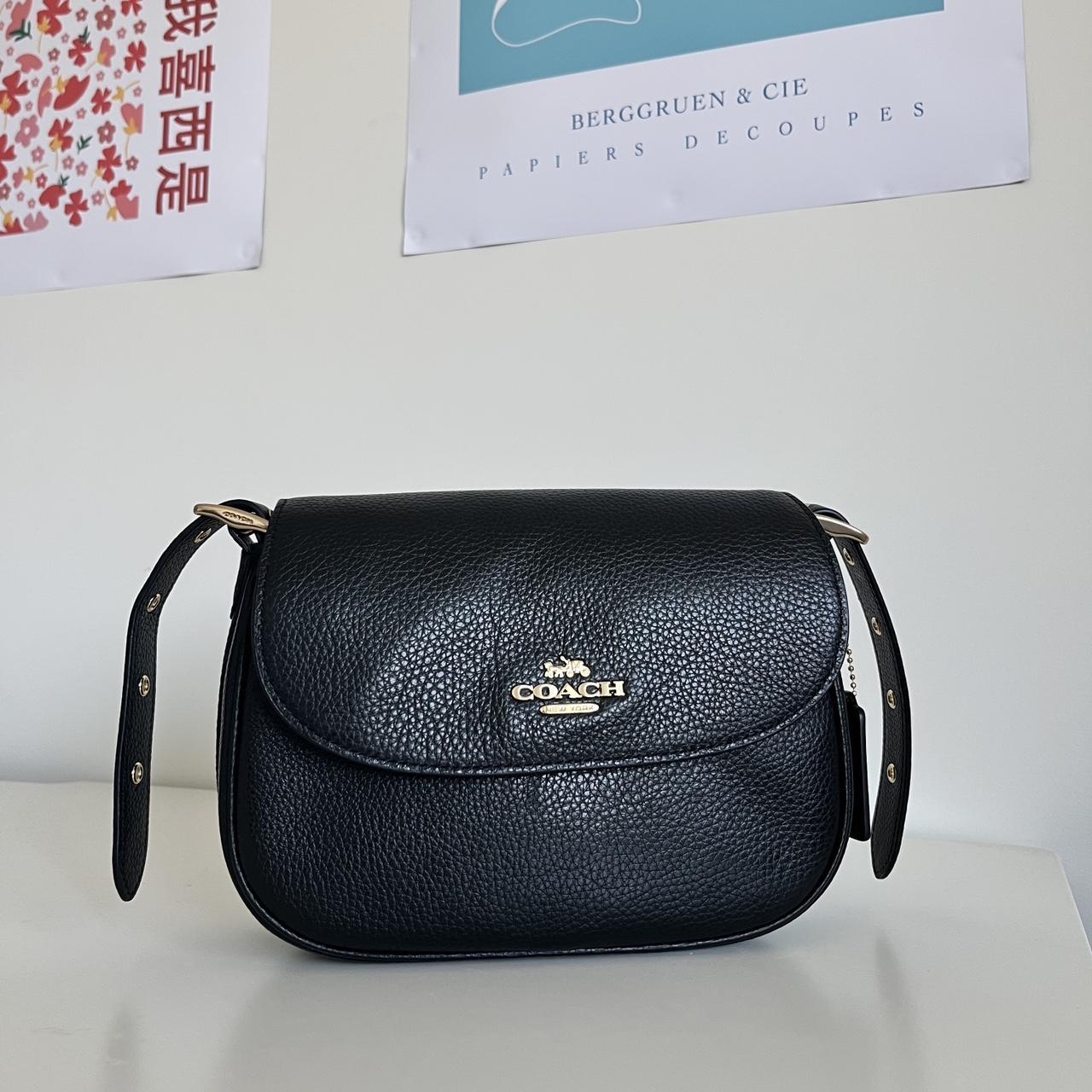 Coach Macie Saddle Bag in Black. Completely... Depop