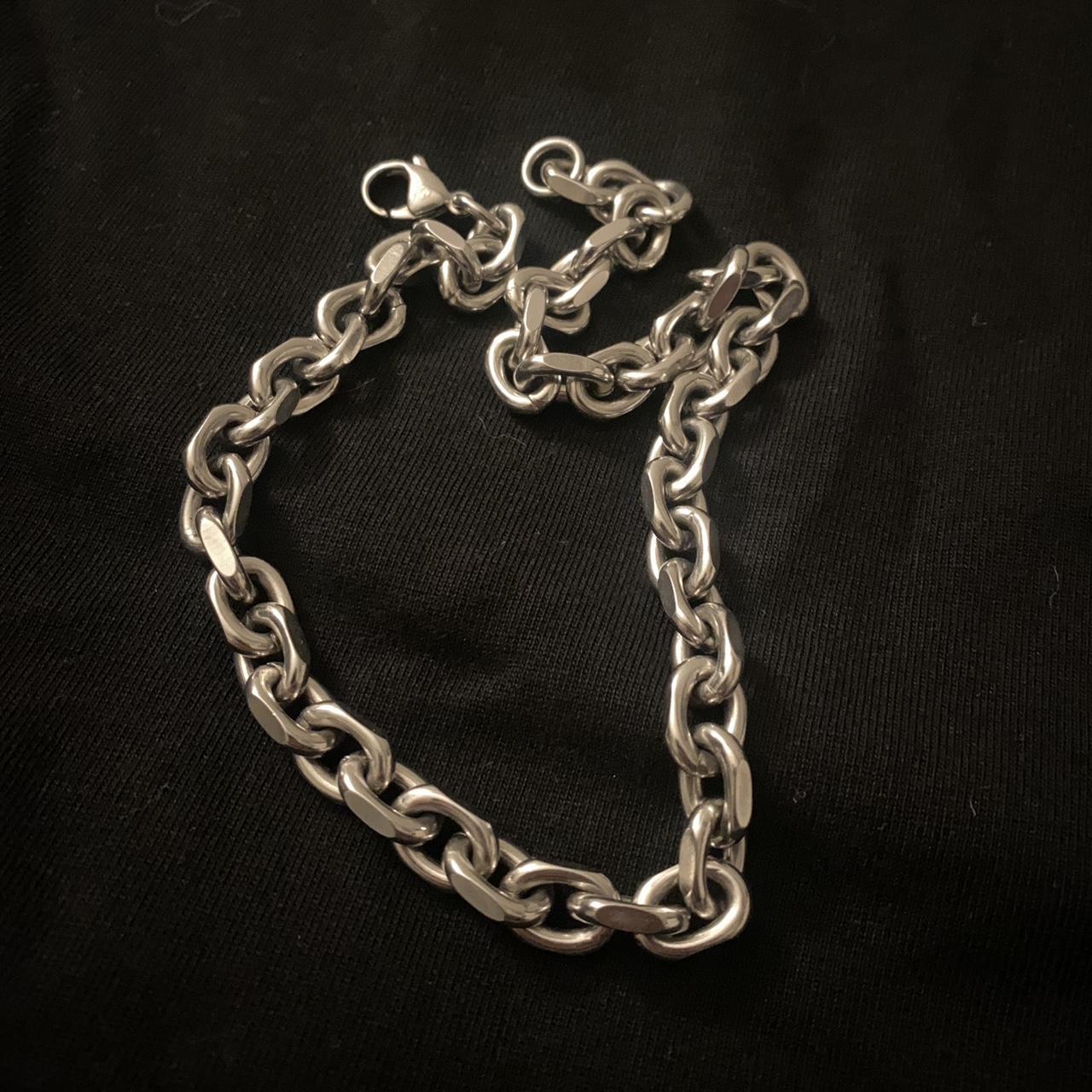 HARD JEWLERY Heavy Link Chain only wore a few... - Depop