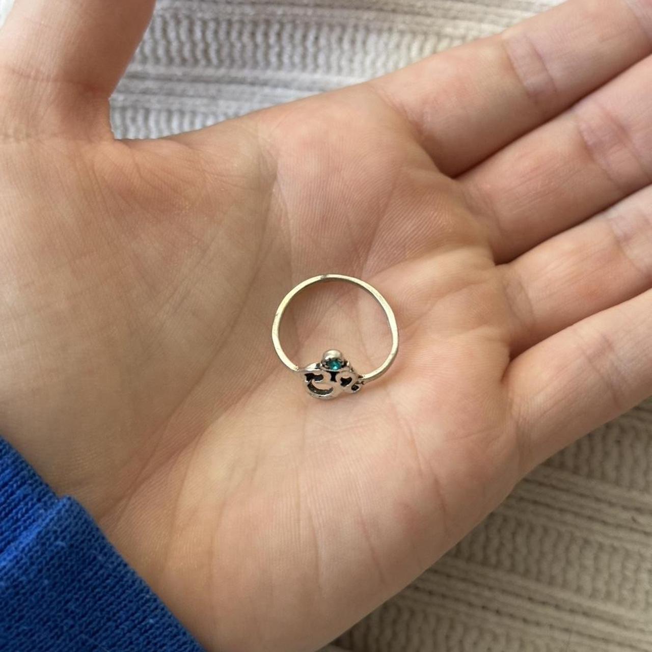 Women's Ring - Silver/Multi – silver om ring with… - image 3