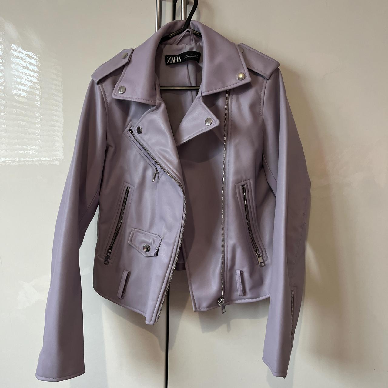 Zara lilac faux leather Only worn a Depop