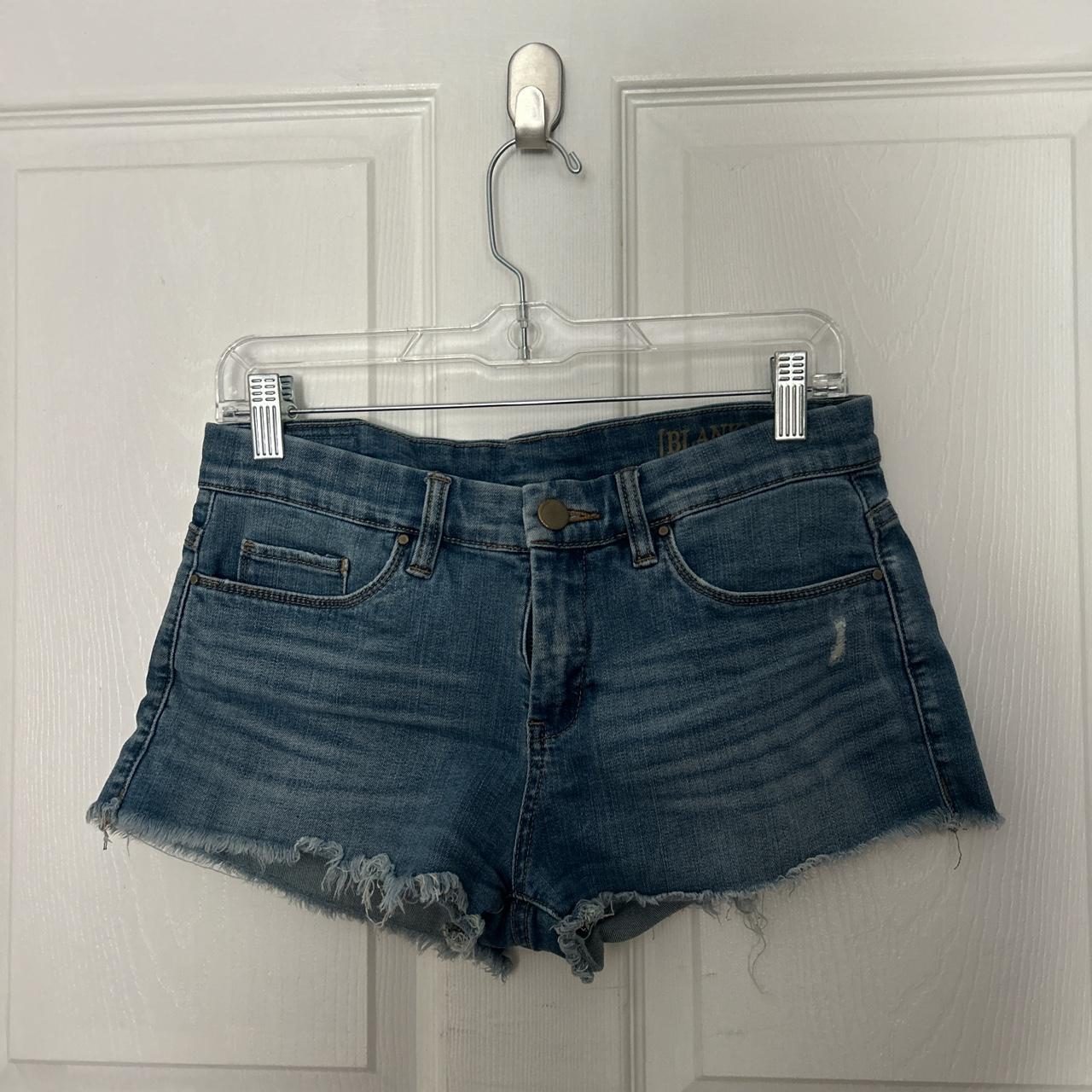 Blank NYC Women's Navy and Blue Shorts (3)