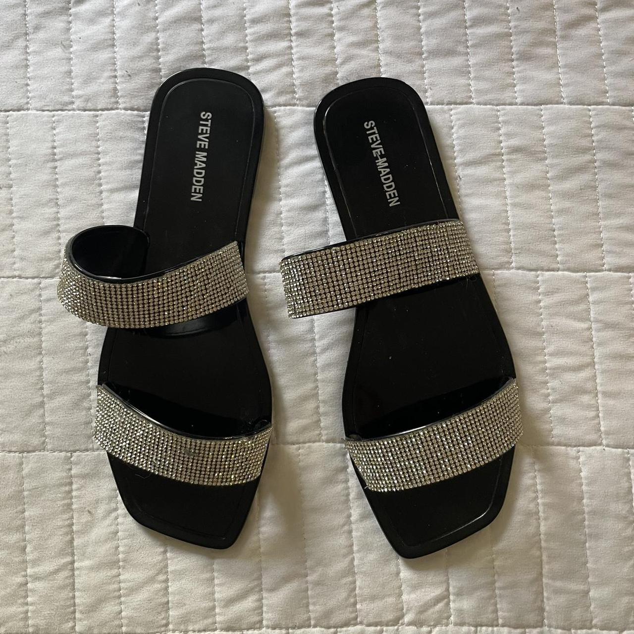 Steve madden sparkly on sale slides