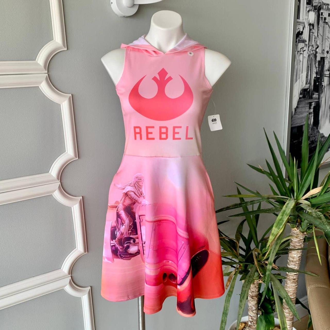 star-wars-women-s-pink-dress-depop