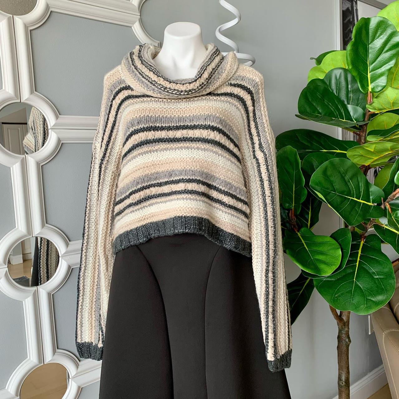 Torn by Ronny Kobo Georgia selling Cropped Sweater Size Large