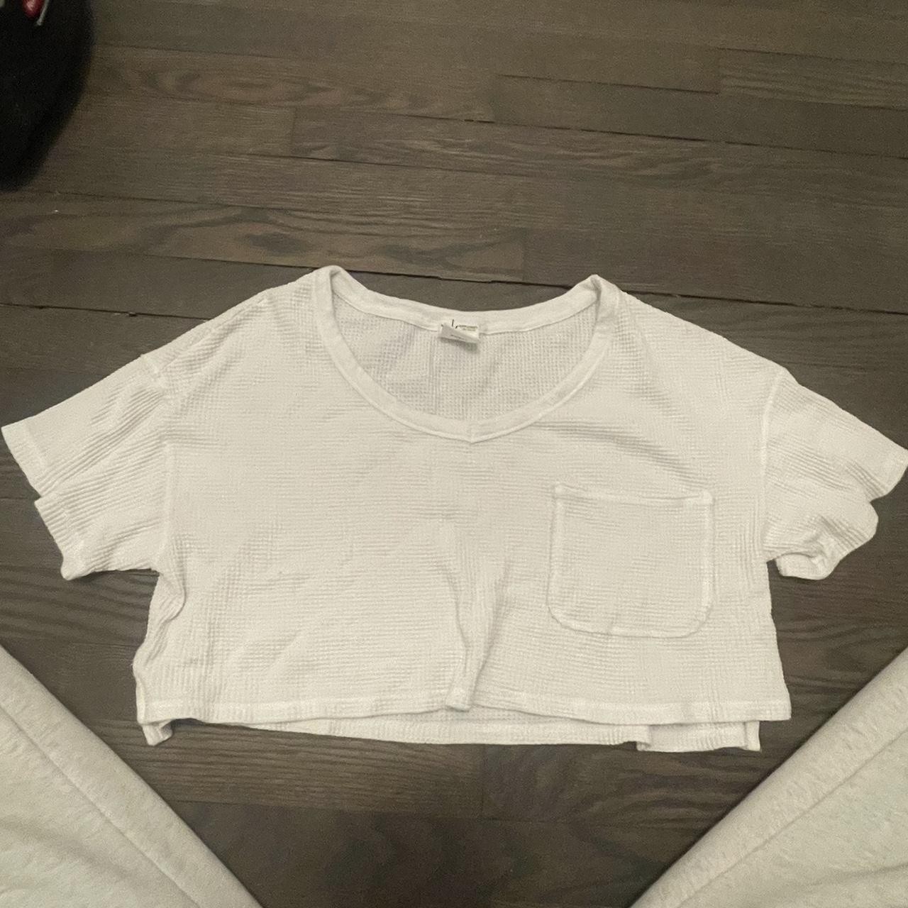 aerie waffle knit crop top so cute and comfy worn Depop