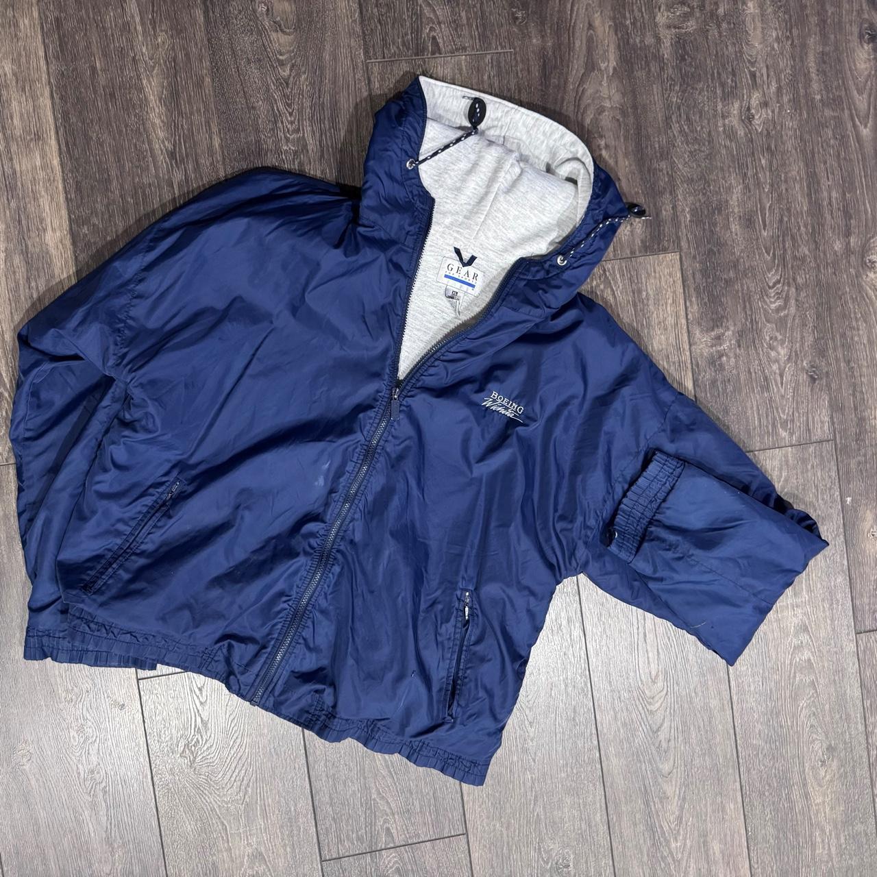 Boeing men's navy and blue jacket