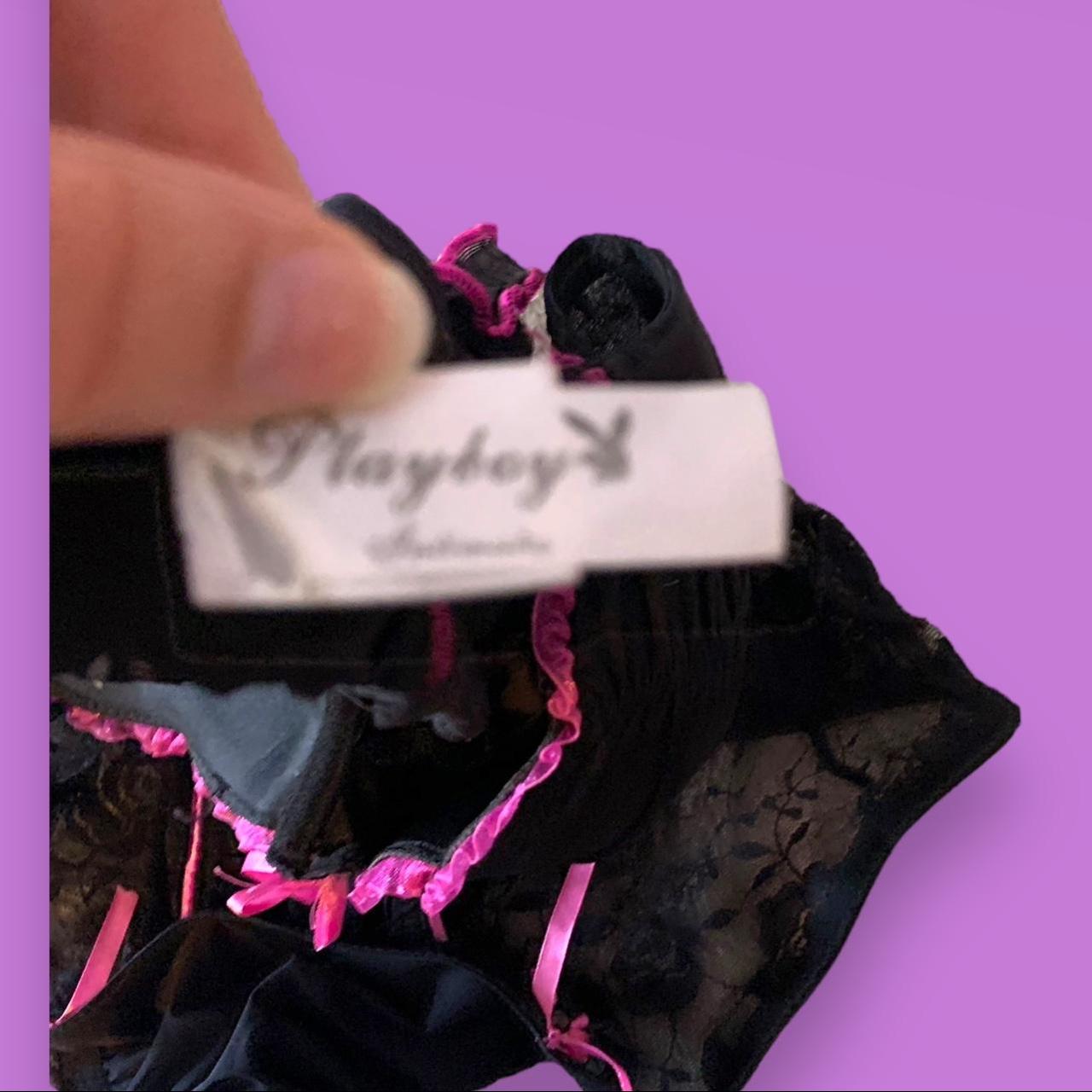Playboy lingerie slip top. Size large, best fits a D - Depop