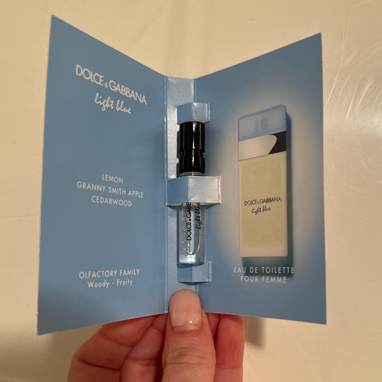 Dolce gabbana discount light blue sample