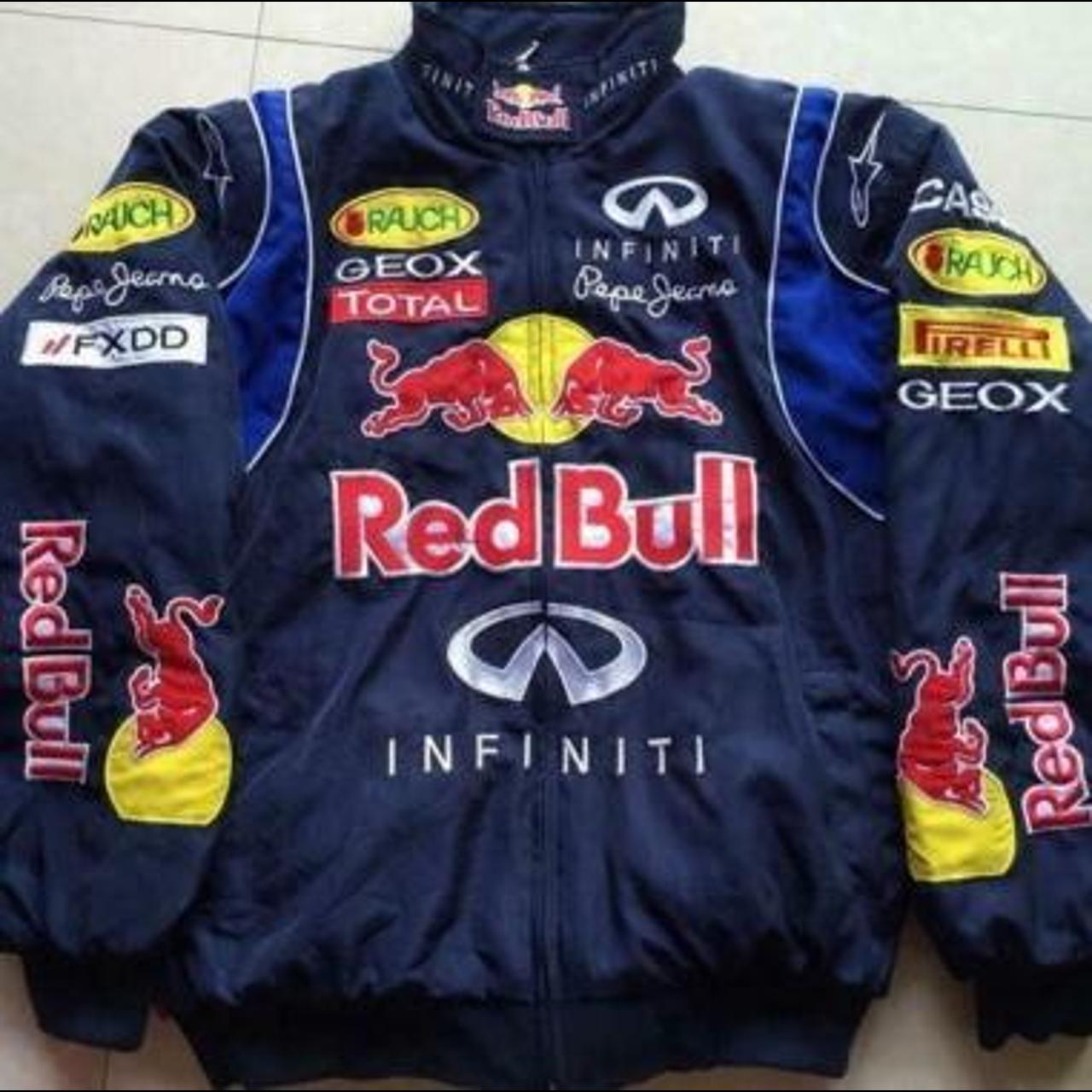 Red bull bomber jacket - Brand new. - Depop