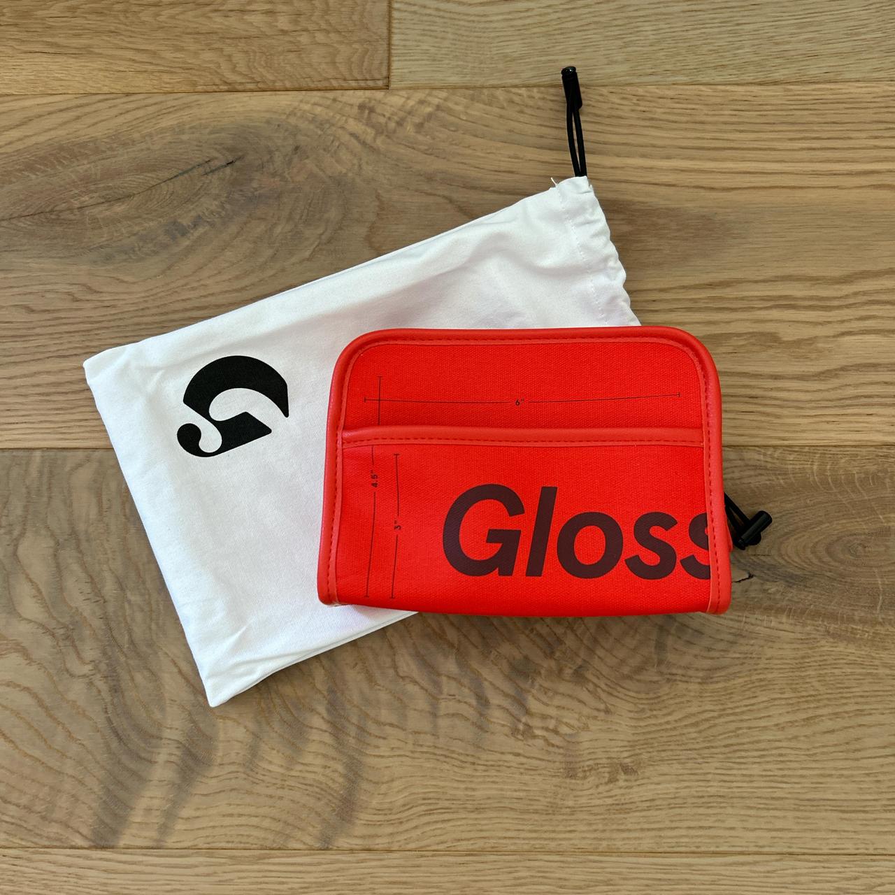 Glossier Atlanta hot *Exclusive* Red Mini Beauty Bag