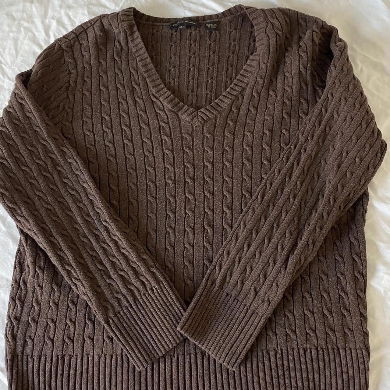 Brandy Melville Women's Brown Jumper Depop