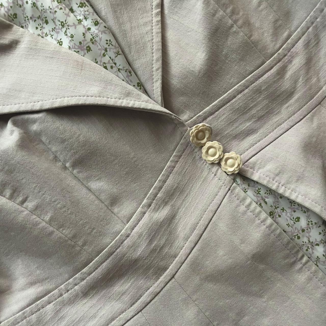 Nanette Lepore Women's Blazer Jacket - Cream/Whit… - image 2