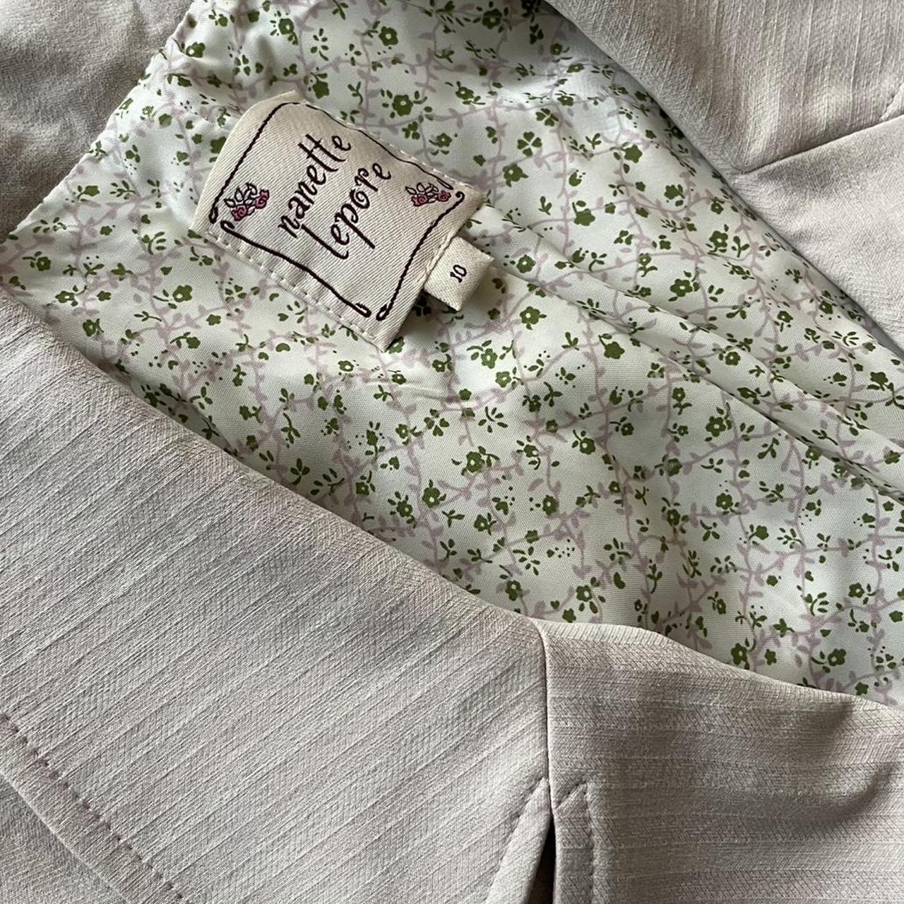 Nanette Lepore Women's Blazer Jacket - Cream/Whit… - image 3