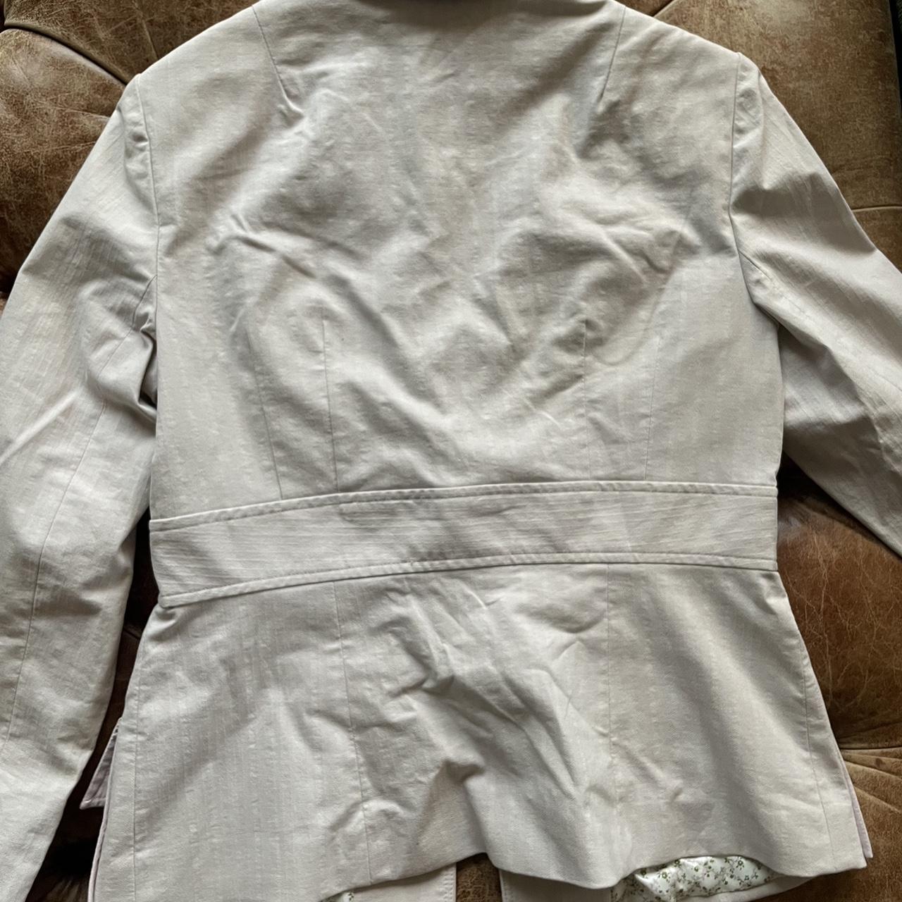 Nanette Lepore Women's Blazer Jacket - Cream/Whit… - image 4