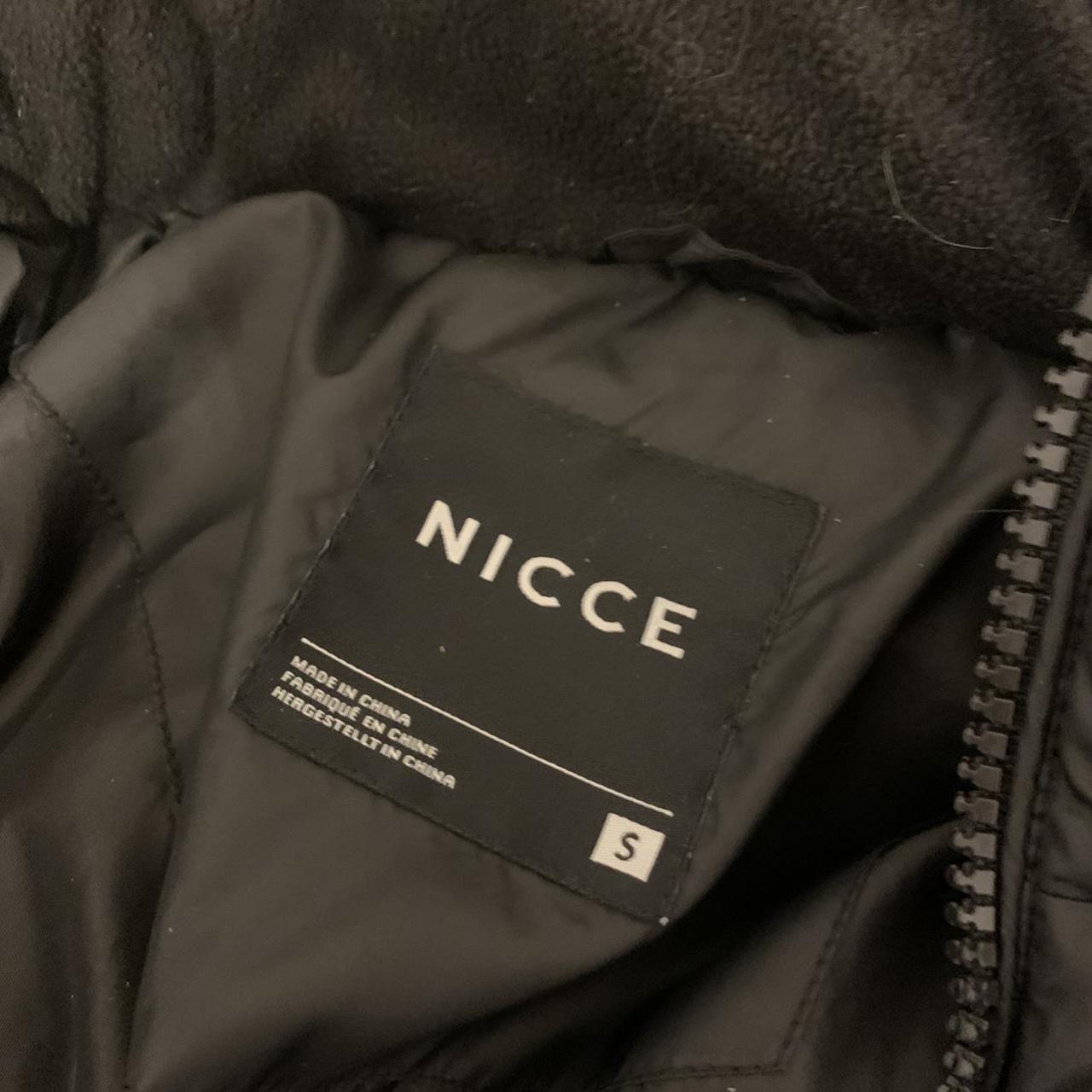 NICCE Men's Black Coat | Depop