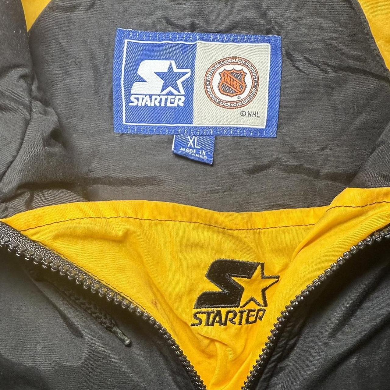 Starter Men's Puffer Jacket - Black/Multi - XL – … - image 3