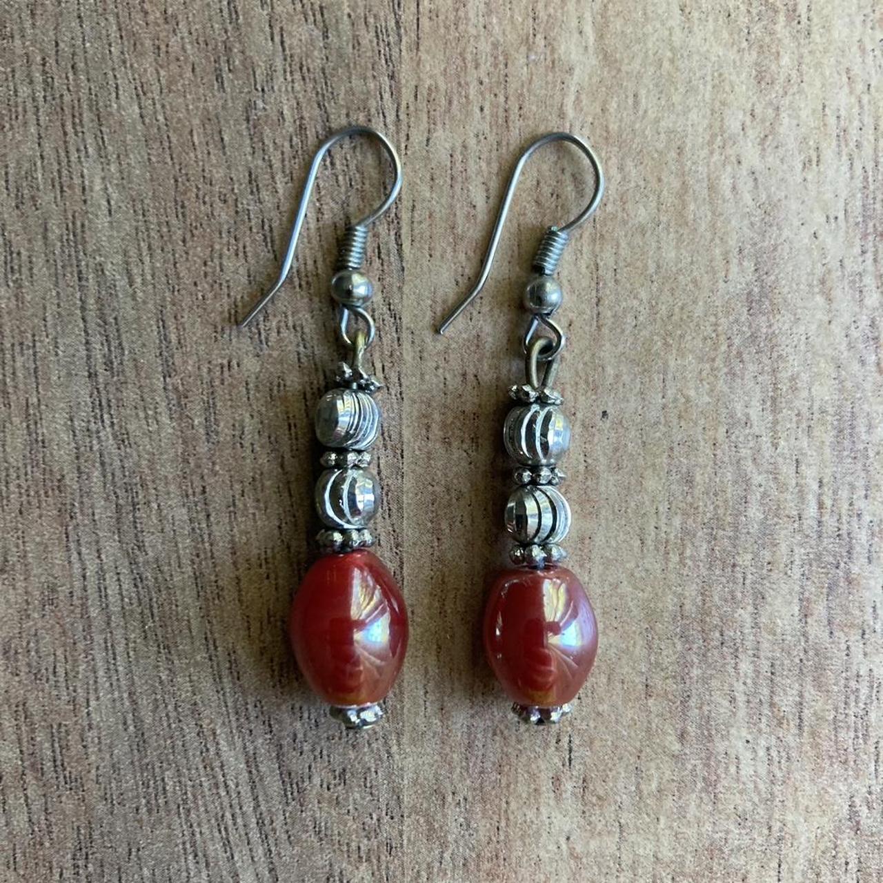 Women's Necklace - Red/Multi – Statement necklace… - image 2