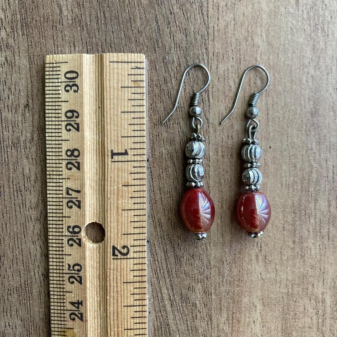 Women's Necklace - Red/Multi – Statement necklace… - image 4