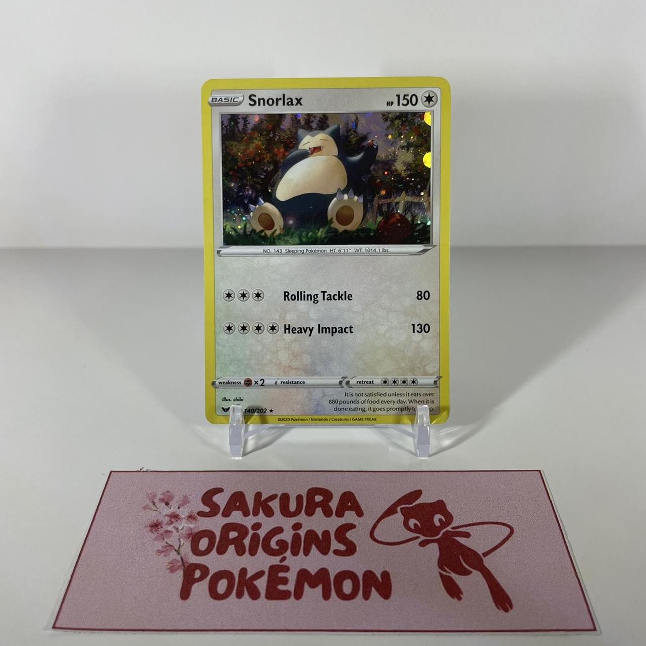 Snorlax English Sword And Shield Holo Rare Depop