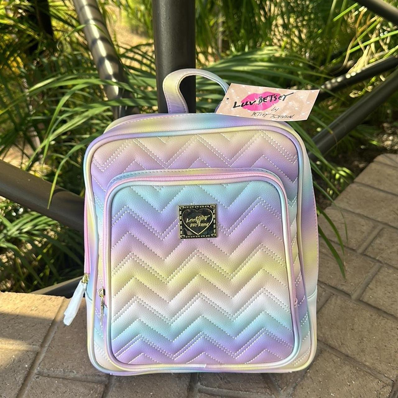 Betsey johnson clearance rainbow backpack