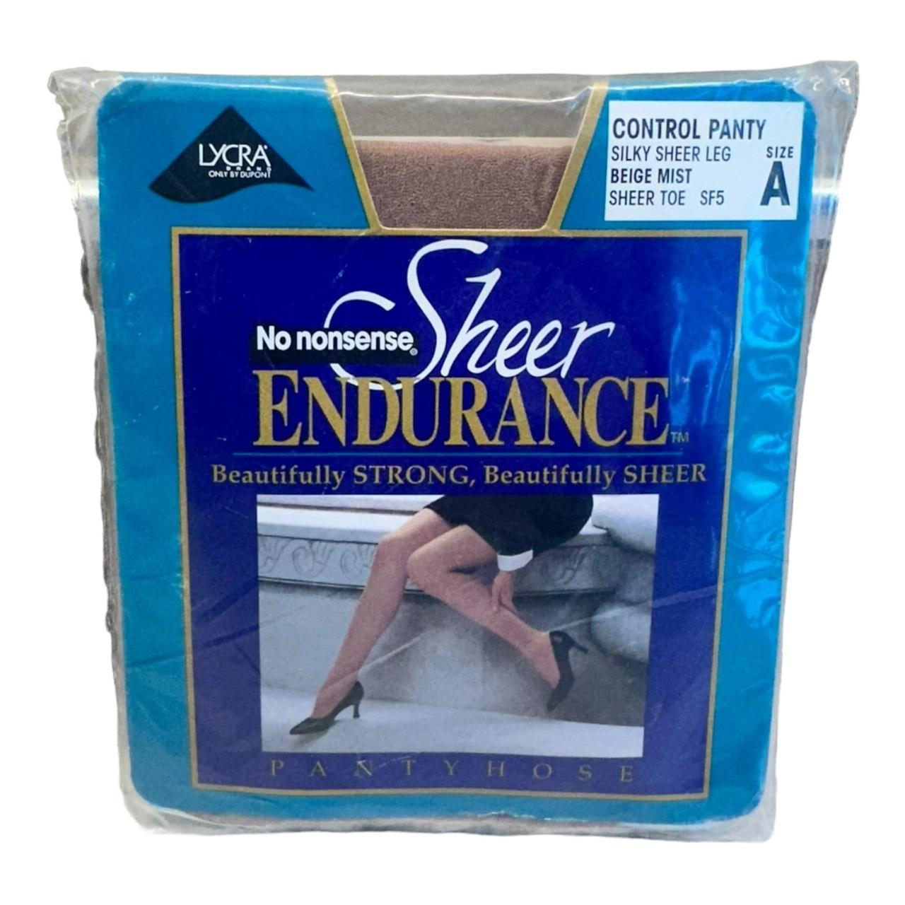 SHEER ENDURANCE No Nonsense Control Top Pantyhose