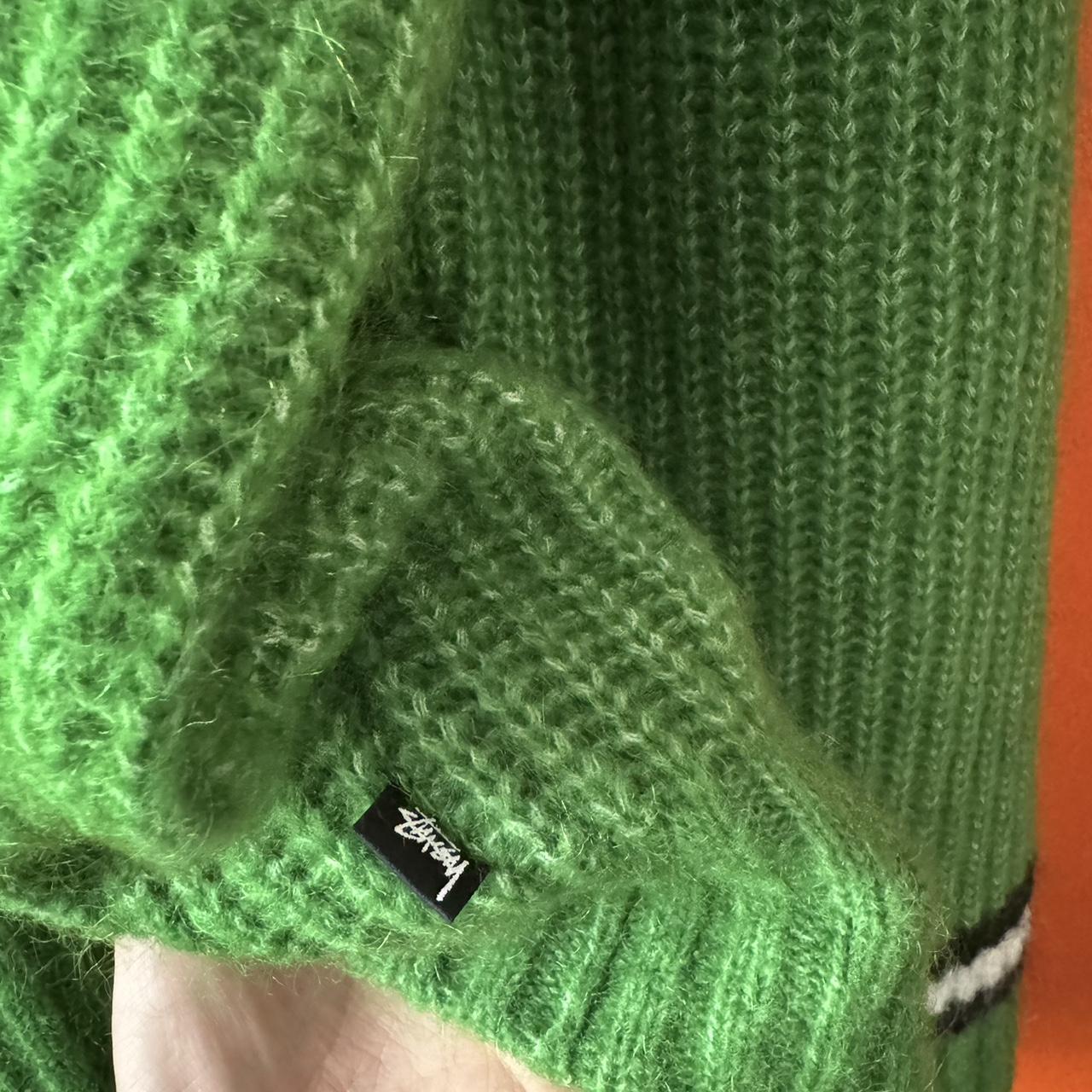 Stussy Mohair V-neck Tennis Sweater 🎾 Size | Depop