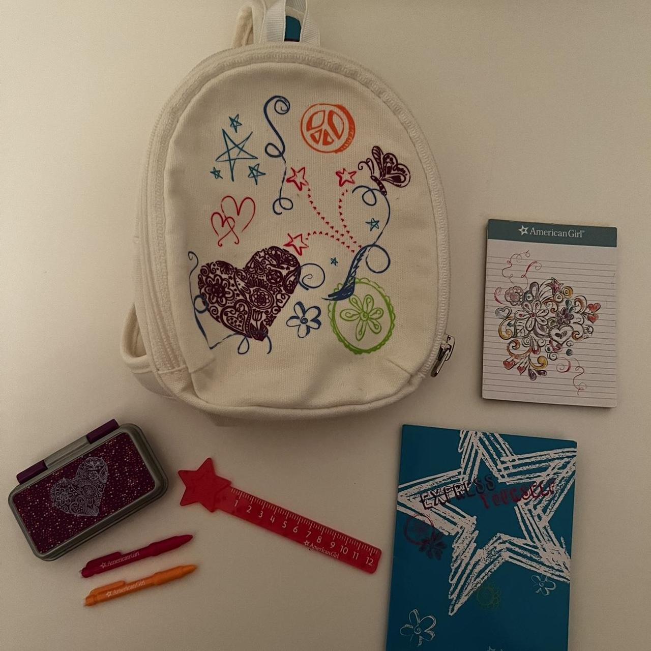 american girl doll backpack set... Depop