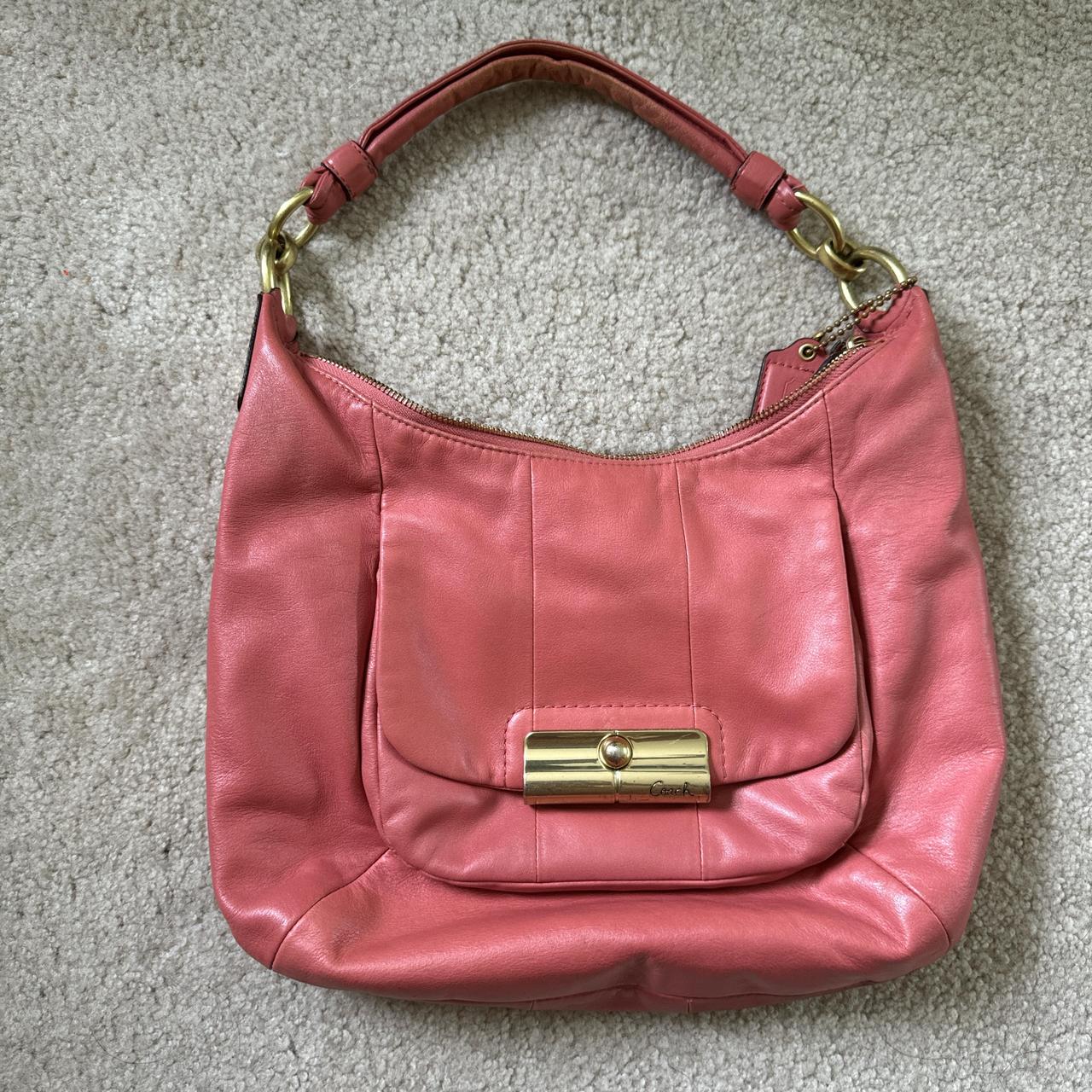 Hobo Bag Coach Salmon Colored Purse Salmon Pink Coach Purse NWT