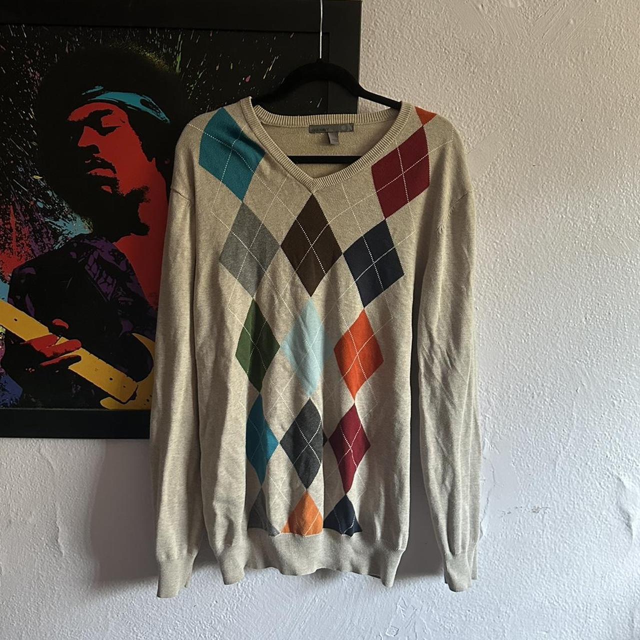 Old navy clearance argyle sweater