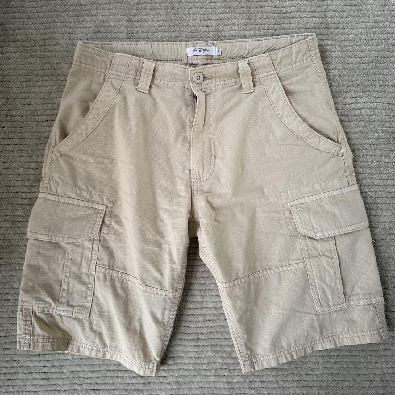 hallenstein brothers cargo shorts - colour wall /... - Depop