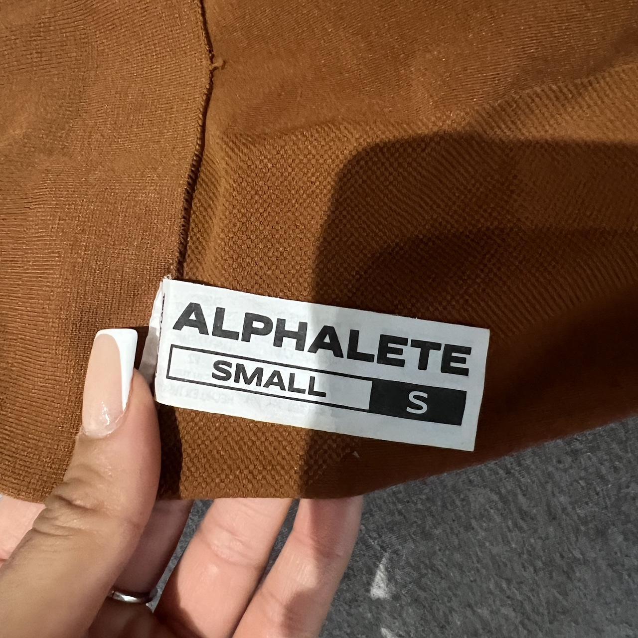 alphalete amplify leggings in butterscotch. worn... Depop