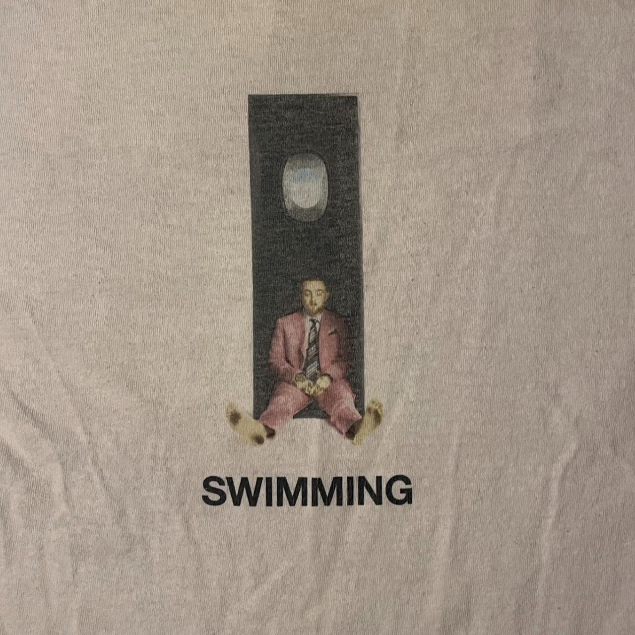 ミュージシャン Mac Miller Swimming tee Mac Miller Swimming Album T Shirt White Rap Hip Hop 2018