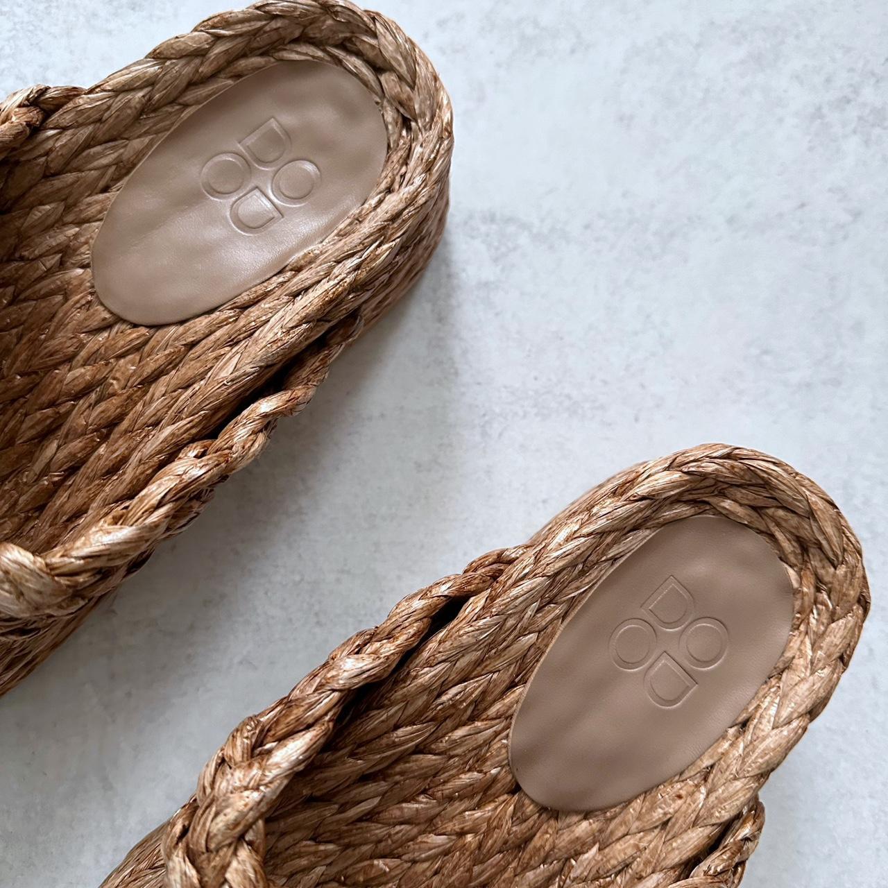 Dodo Bar Or Blanca Raffia Flatform Sandals Size Depop