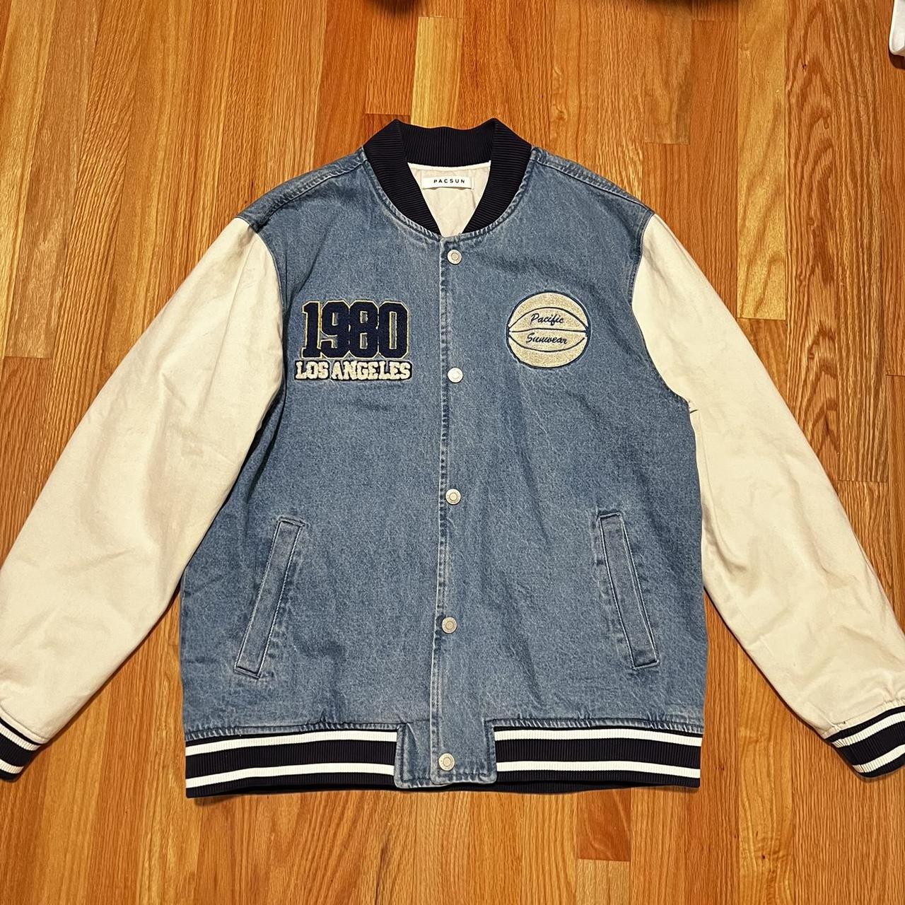 PacSun Green Pacific Sunwear Varsity Jacket