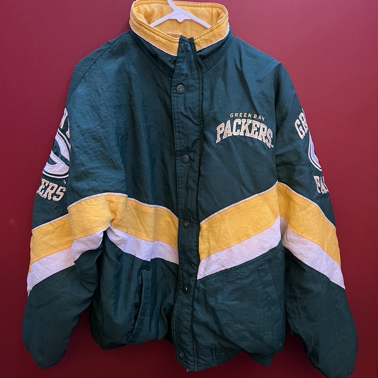 Green Bay Packers Pro Line Starter jacket Size - - Depop