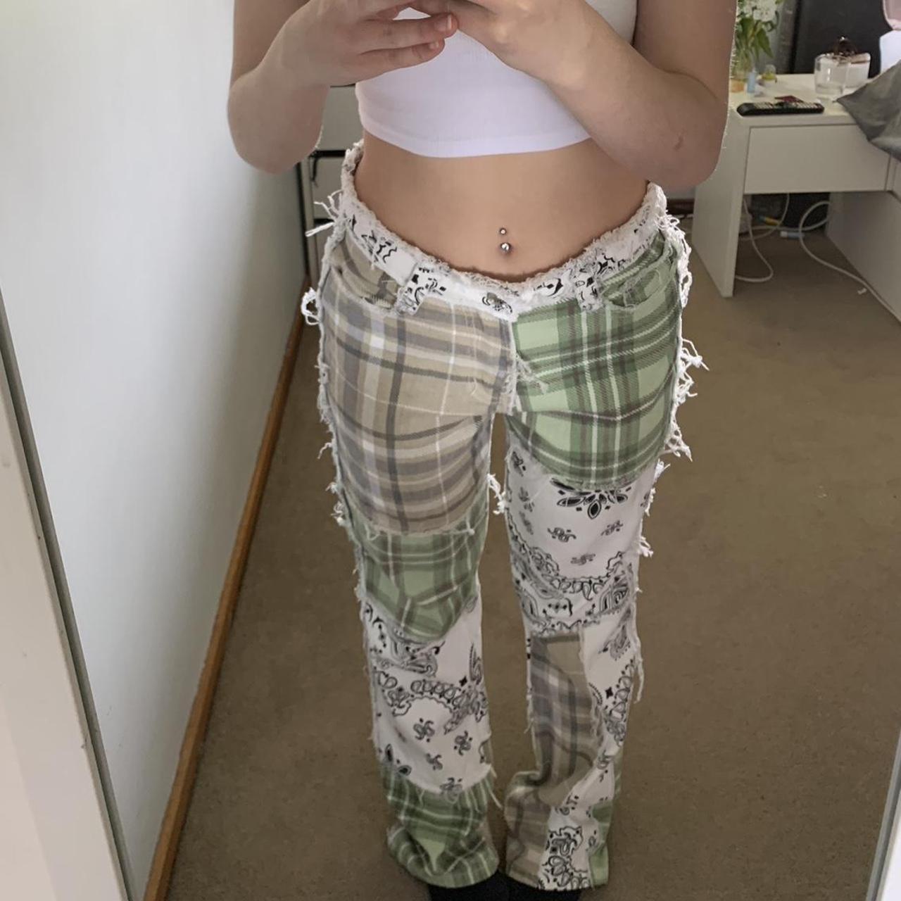 Jaded London Patchwork Bandana Boyfriend Jeans Depop