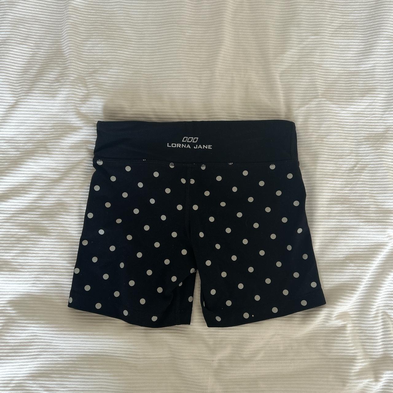 Cutest Lorna Jane polka dot shorts —> perfect... - Depop