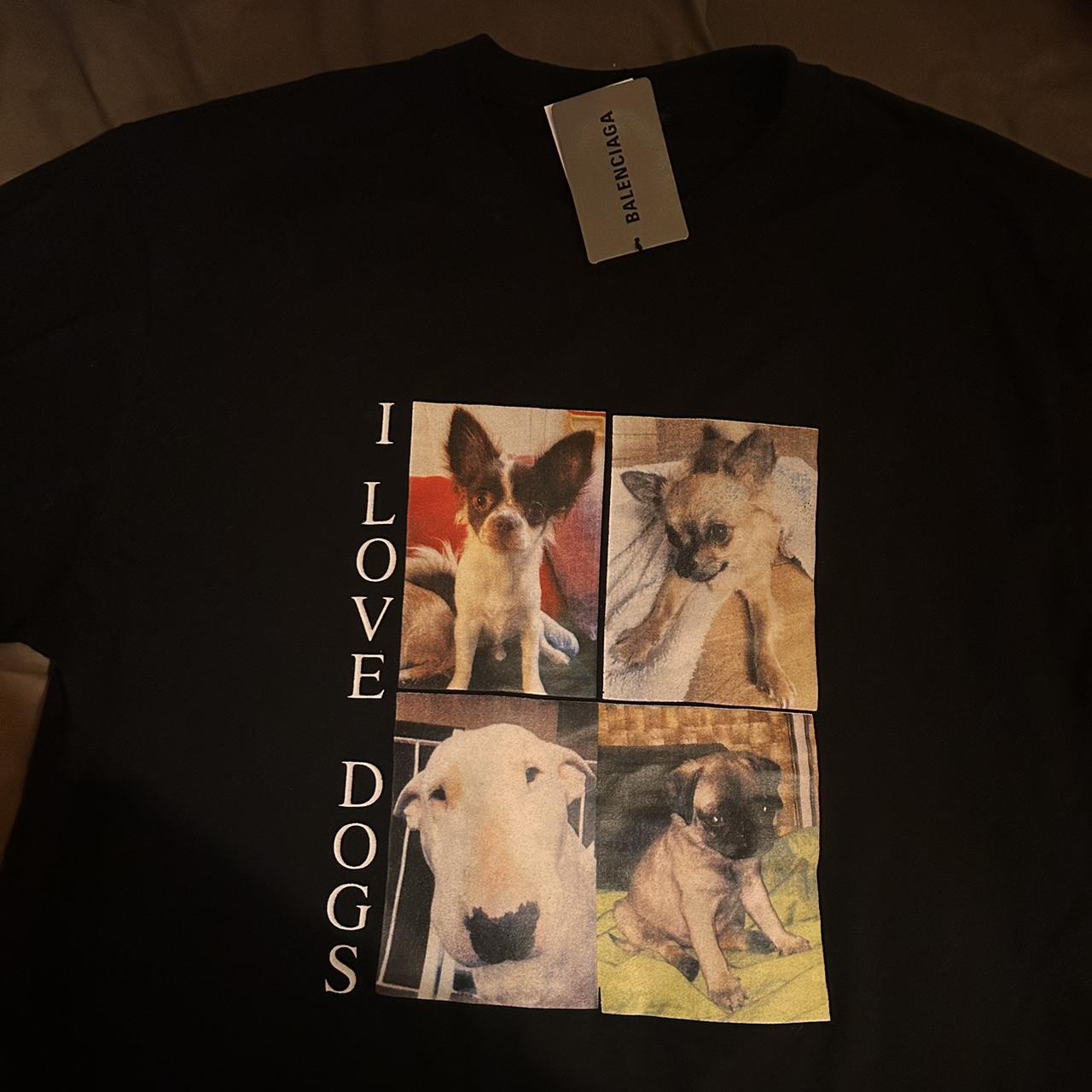 Balenciaga dog t shirt sale