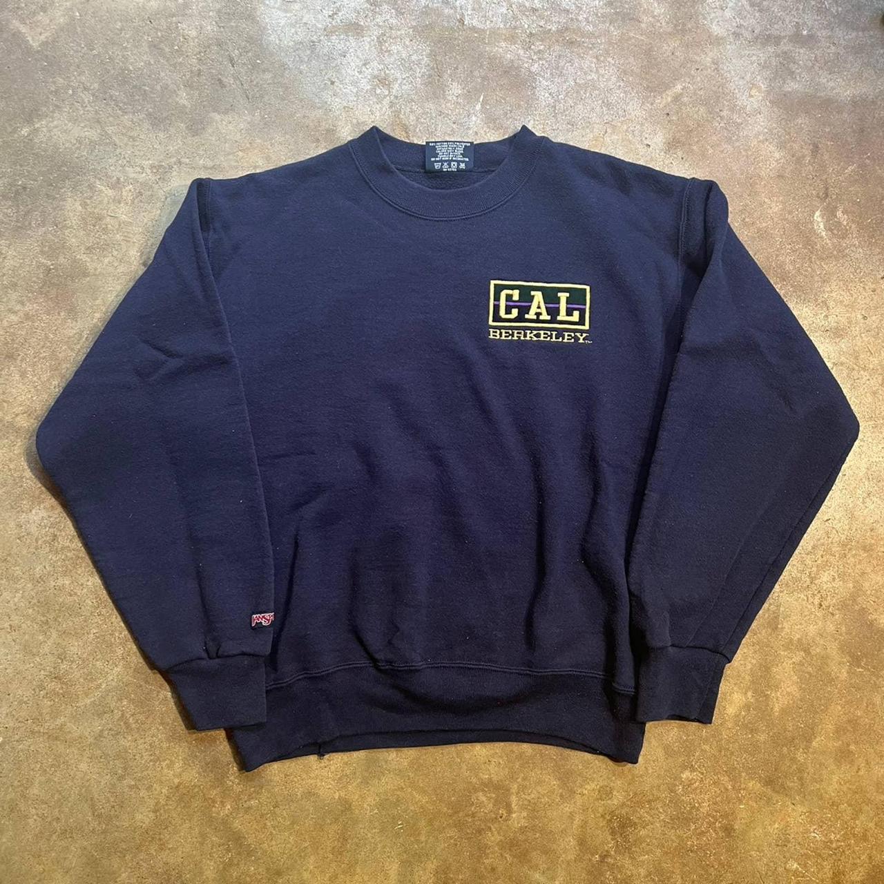 American Vintage Men's Blue Sweatshirt | Depop