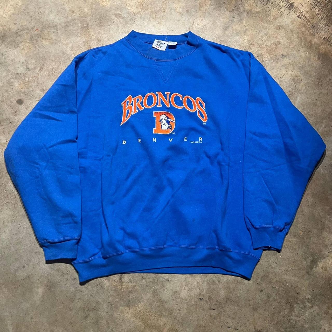 Vintage Denver Broncos NFL Embroidered Sweatshirt 