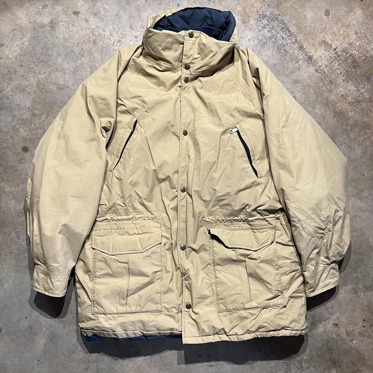 Vintage 80s LL Bean Beige Maine Warden's Parka Coat... - Depop