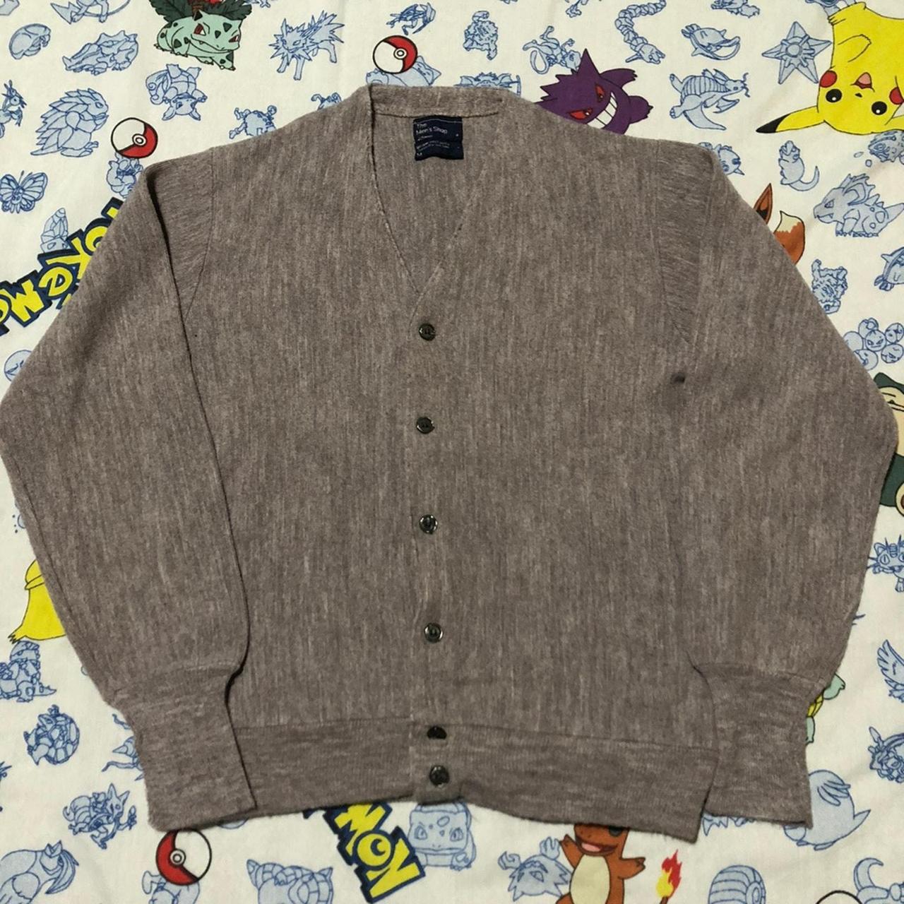 Vintage 80s J.C. Penney Grey Cardigan No major. Depop