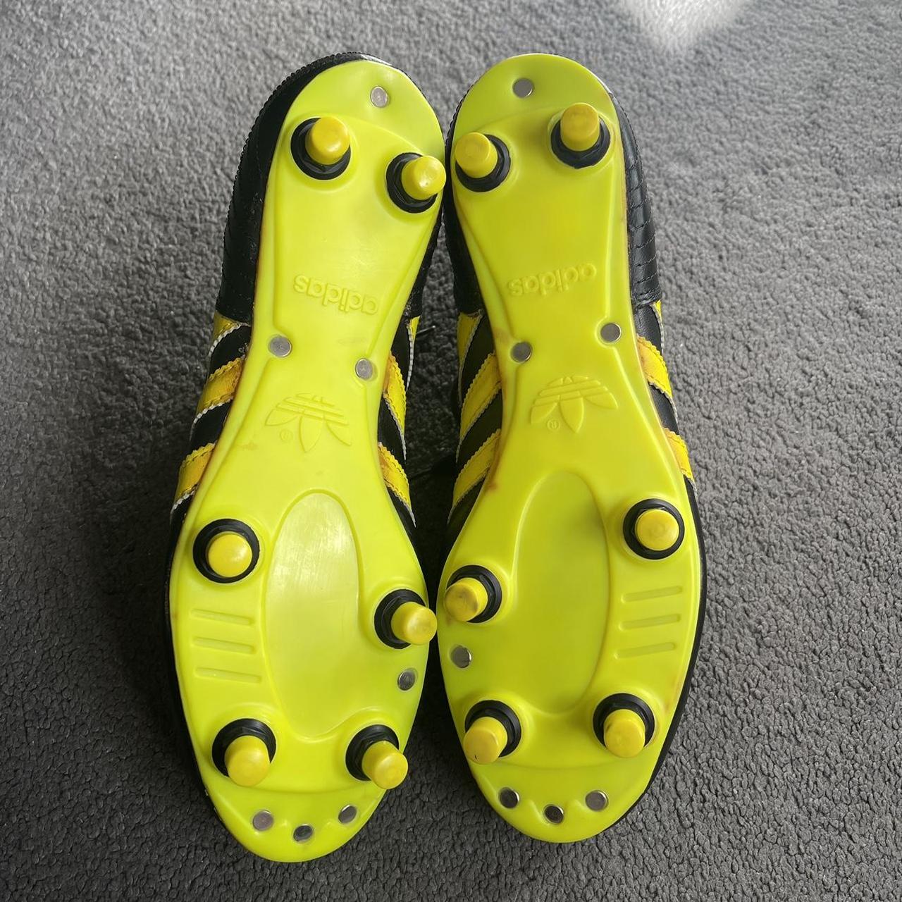 Vintage 80s Adidas Flanker Leather Rugby Boots Depop