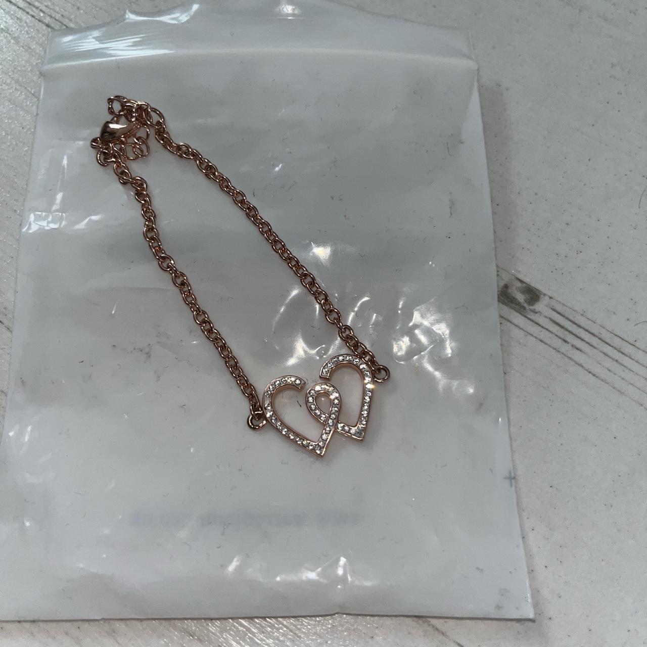Warren James rose gold heart bracelet Comes Depop