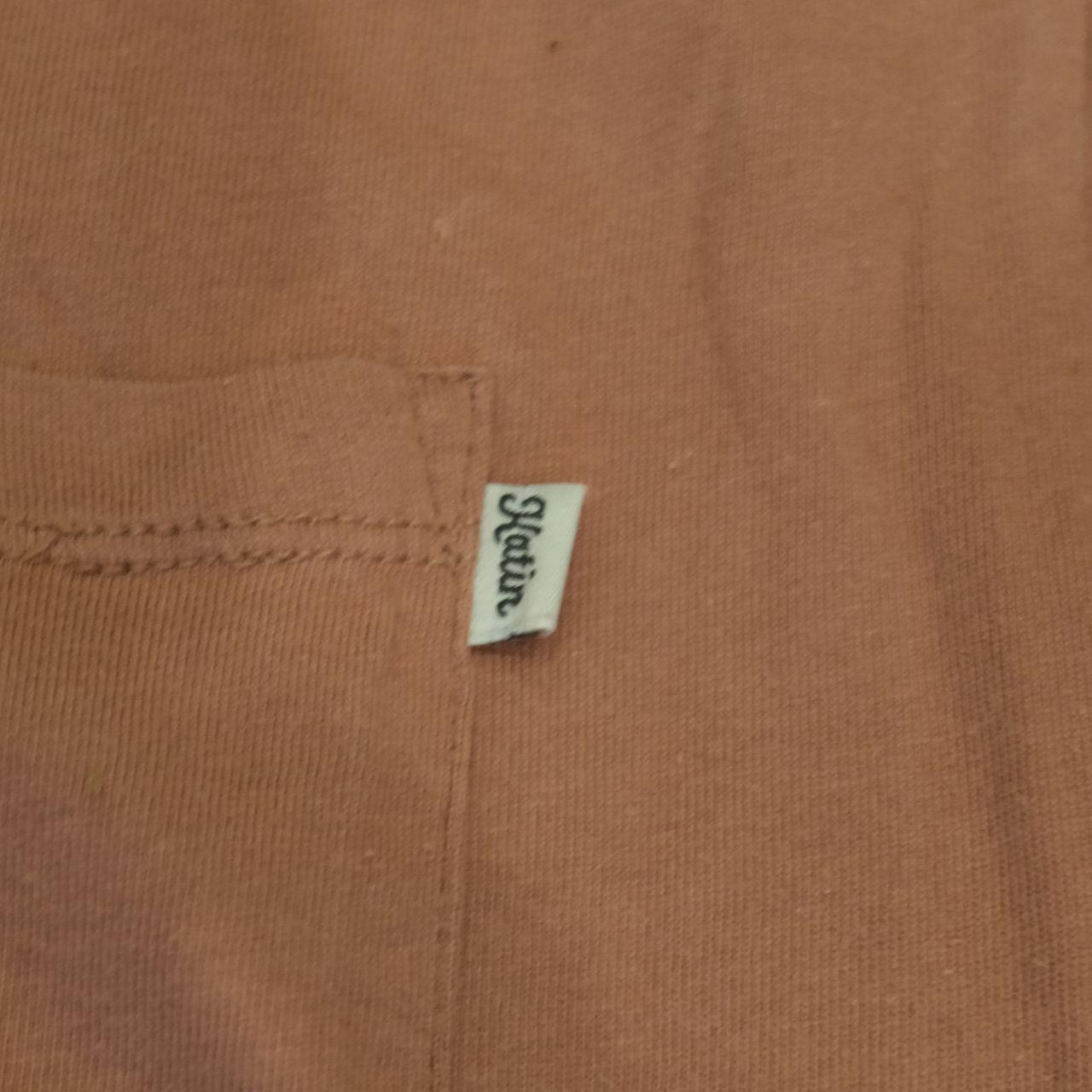 Katin men's preloved pink streetwear indie skater t-shirt