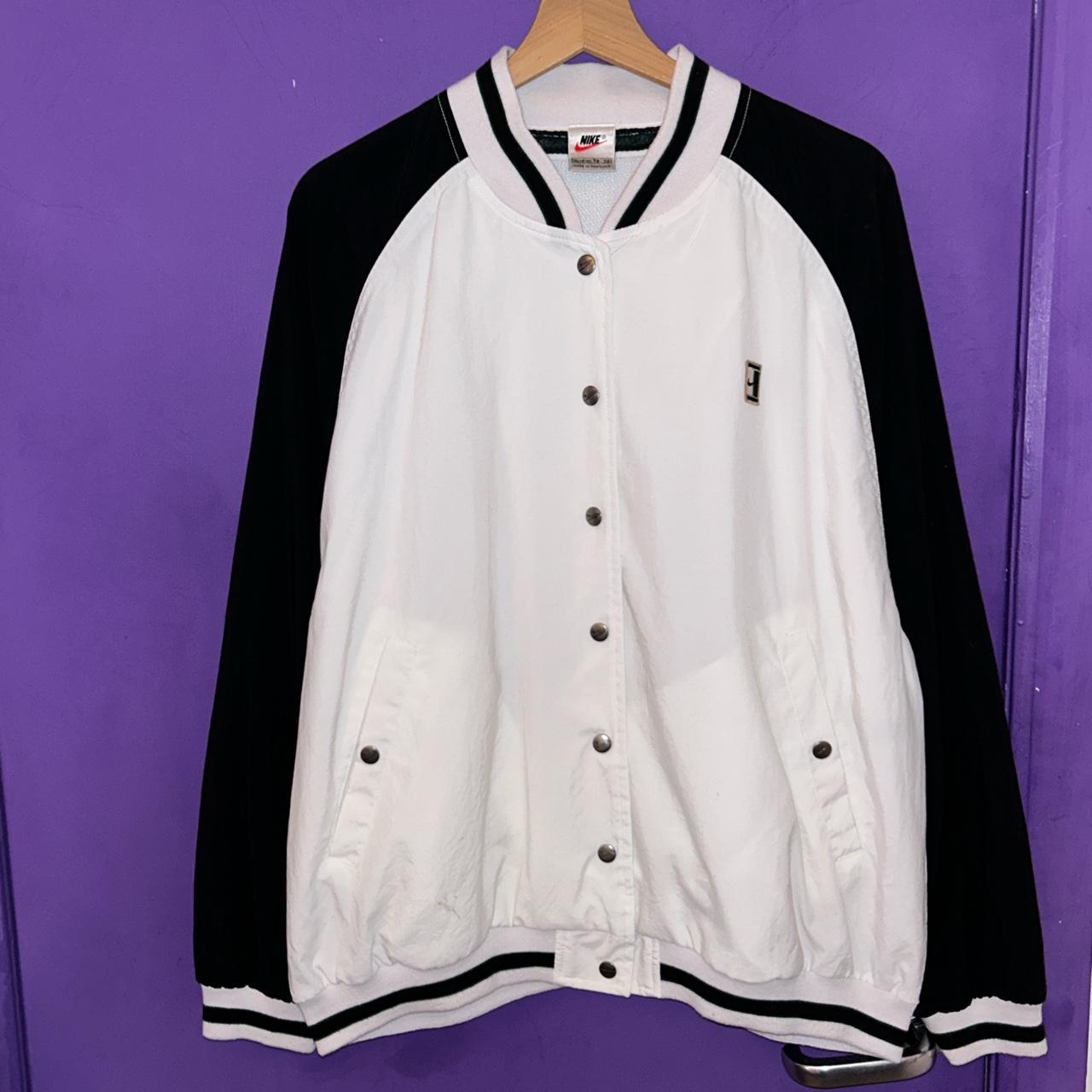 🔹 90s Nike Court Bomber Jacket Zip Up Depop