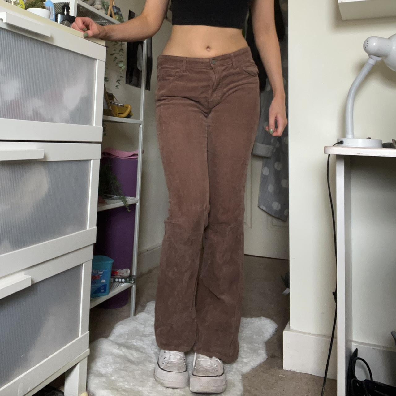 Brandy Melville Women's Brown Trousers | Depop