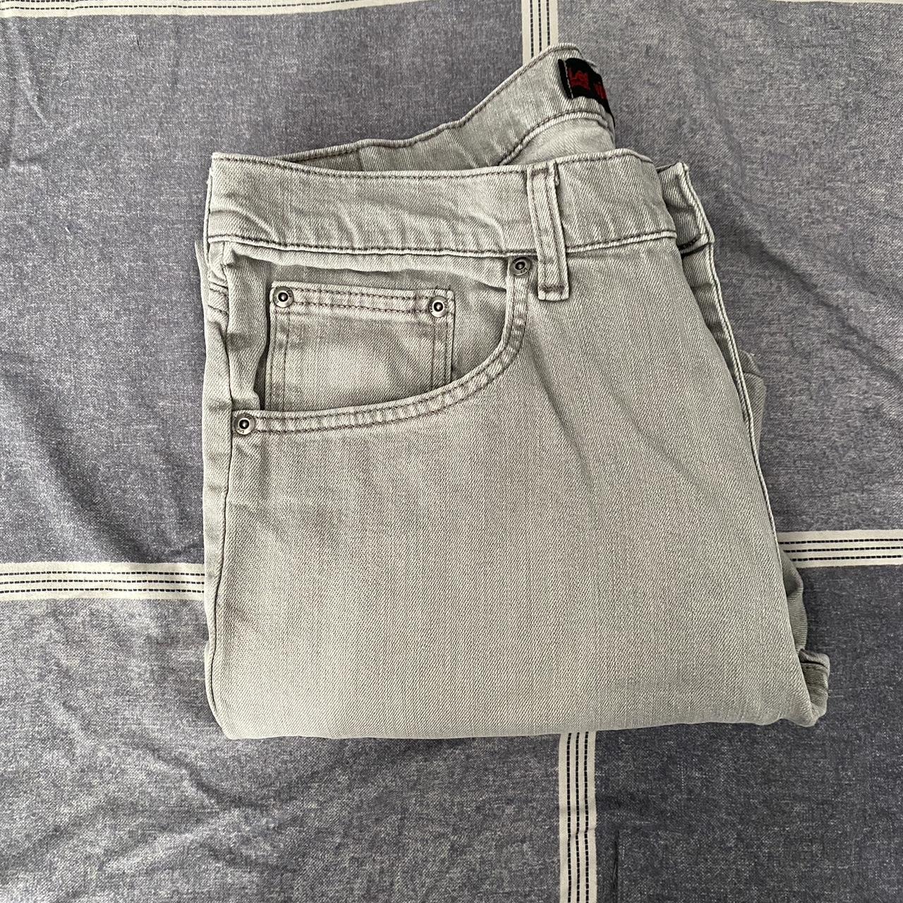 Lee Men's Grey Jeans | Depop