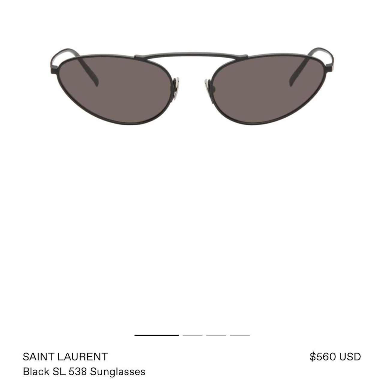 Saint Laurent SL 538 001 Sunglasses Black